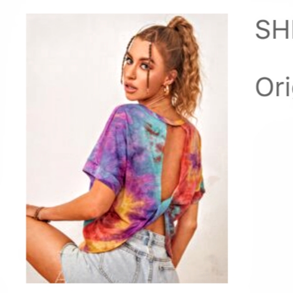 SHEIN Tops - Backless With A Twist Adorable Top NEW (L) ❗